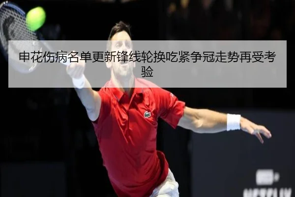 申花伤病名单更新锋线轮换吃紧争冠走势再受考验